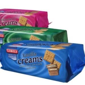 Lobels Cream Biscuits (Strawberry Lemon Vanilla)